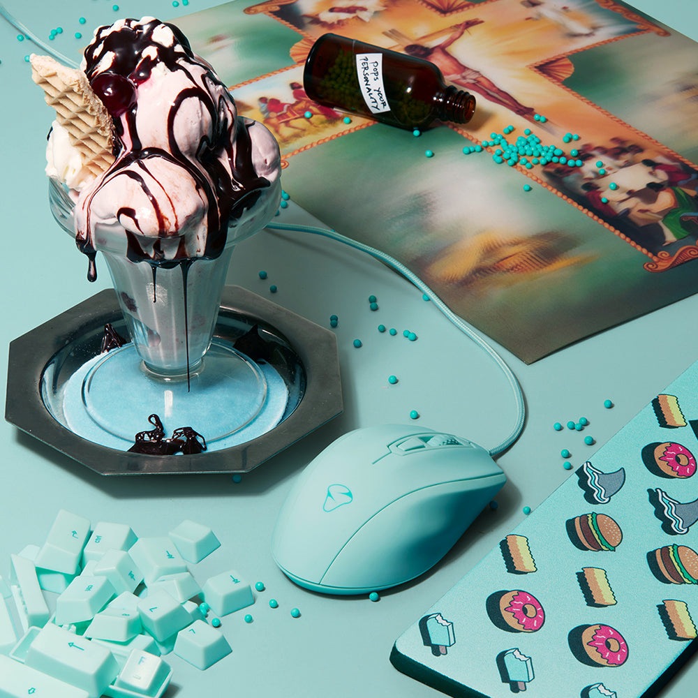 Mionix Castor Ice Cream Mouse Teal Mionix Mouse