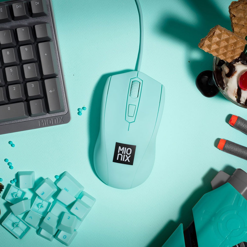 Mionix Avior Ice Cream Optical Mouse Teal | Level Up Desks