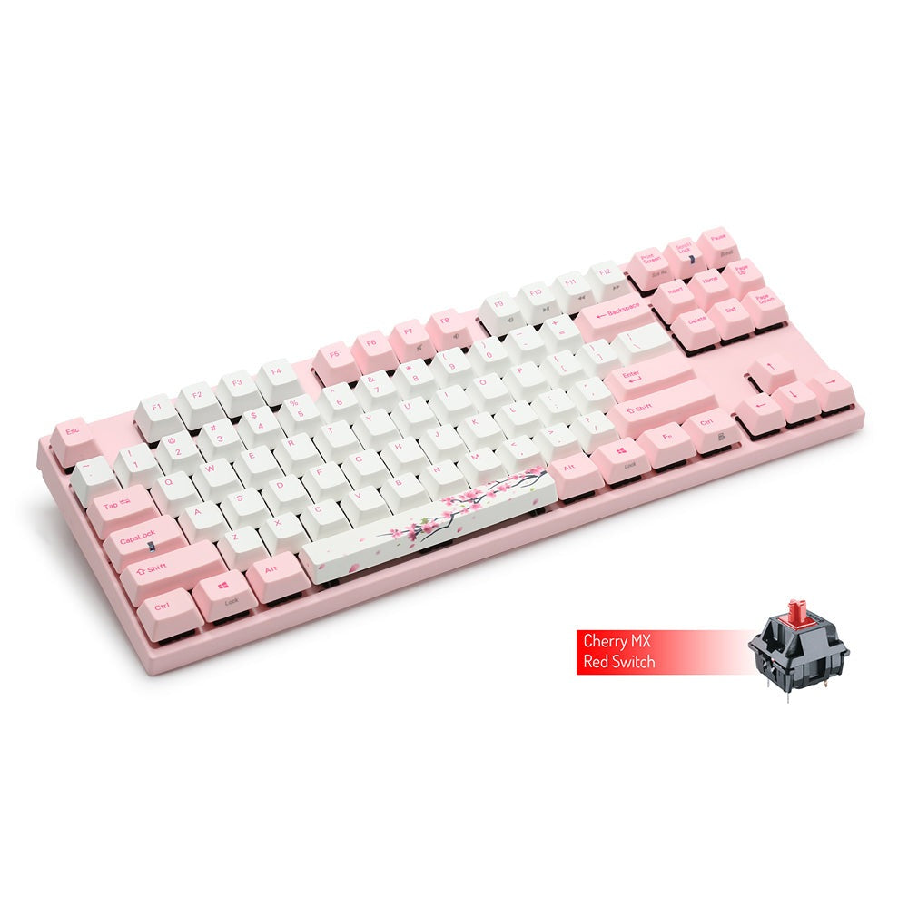 Varmilo Sakura TKL 75% Mechanical Keyboard MX Red Switch Varmilo Keyboard