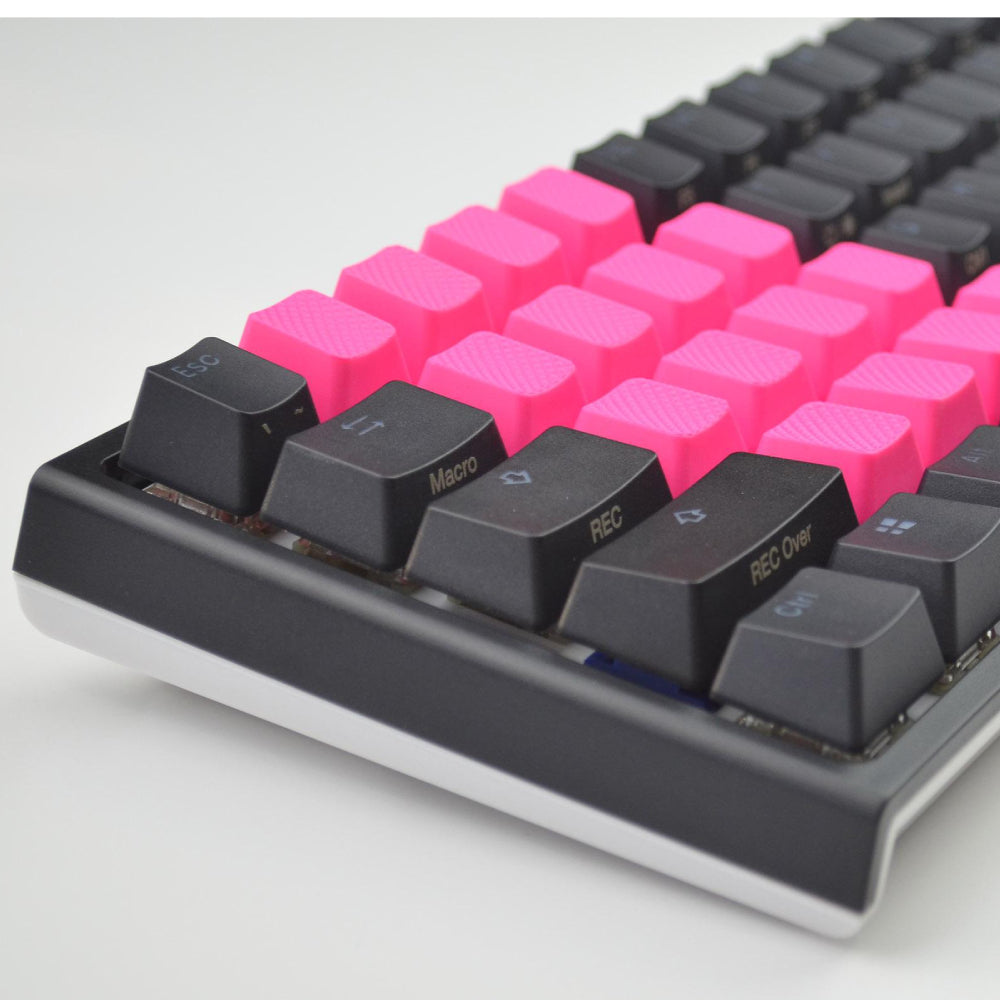 Tai-Hao Rubber Keycap Set 18 Neon Pink Tai-Hao Keycaps