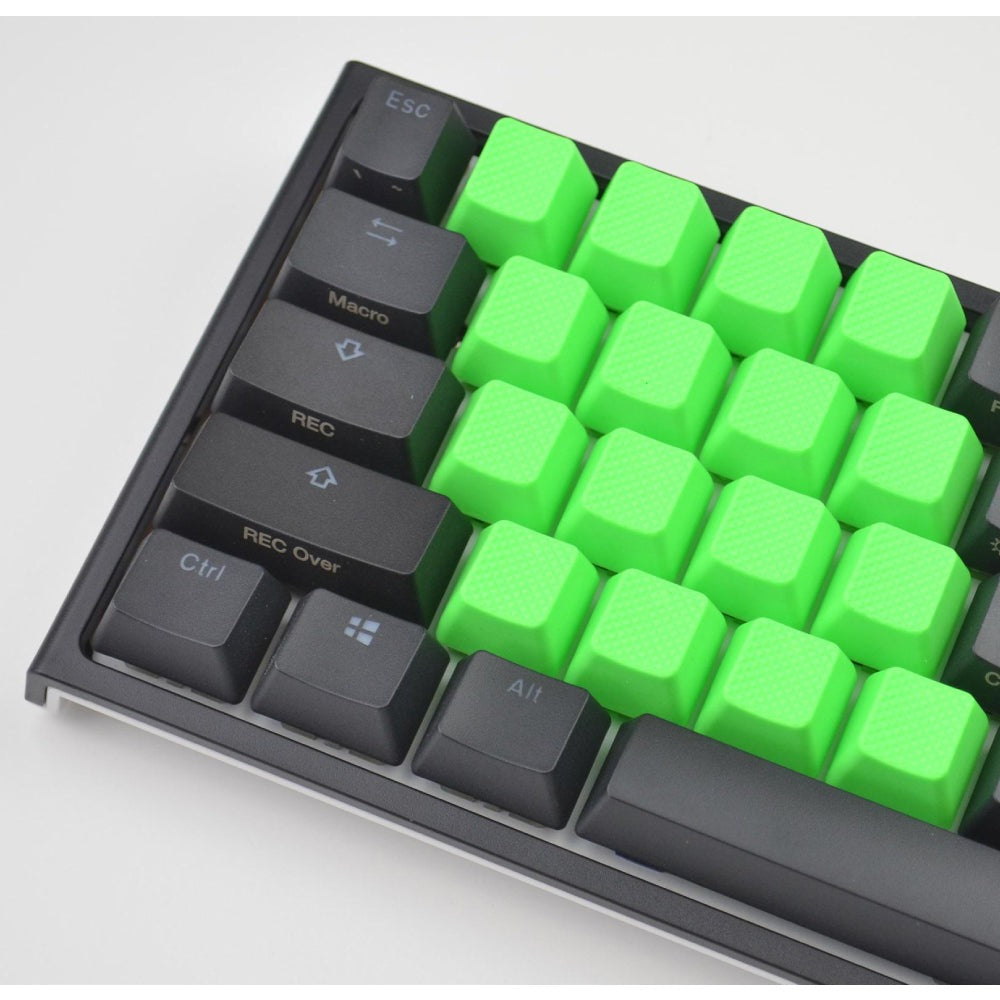 Tai-Hao Rubber Keycap Set 18 Neon Green Tai-Hao Keycaps