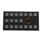 Tai-Hao Rubber Keycap Set 18 Grey Tai-Hao Keycaps