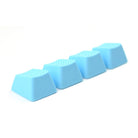 Tai-Hao Rubber Gaming keycaps blank Neon Blue Tai-Hao Keycaps