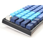 Tai-Hao Rubber Gaming keycaps blank Neon Blue Tai-Hao Keycaps