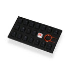 Tai-Hao Rubber Keycap set Black 18 pcs Tai-Hao Keycaps