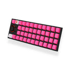 Tai-Hao Rubber Keycaps set Pink 42 pcs Tai-Hao Keycaps