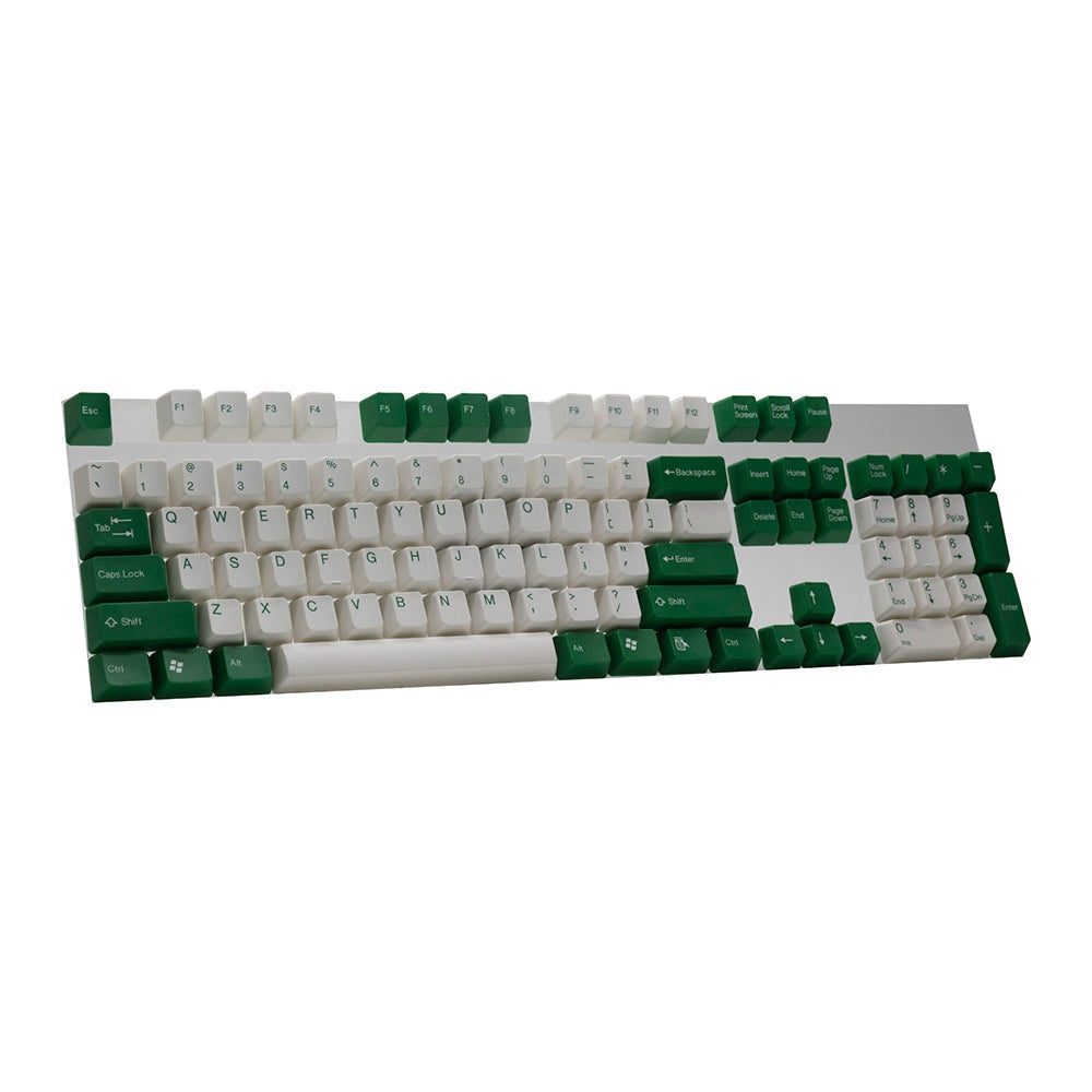 Tai-Hao White & Green ABS Keycap Set Tai-Hao Keycaps