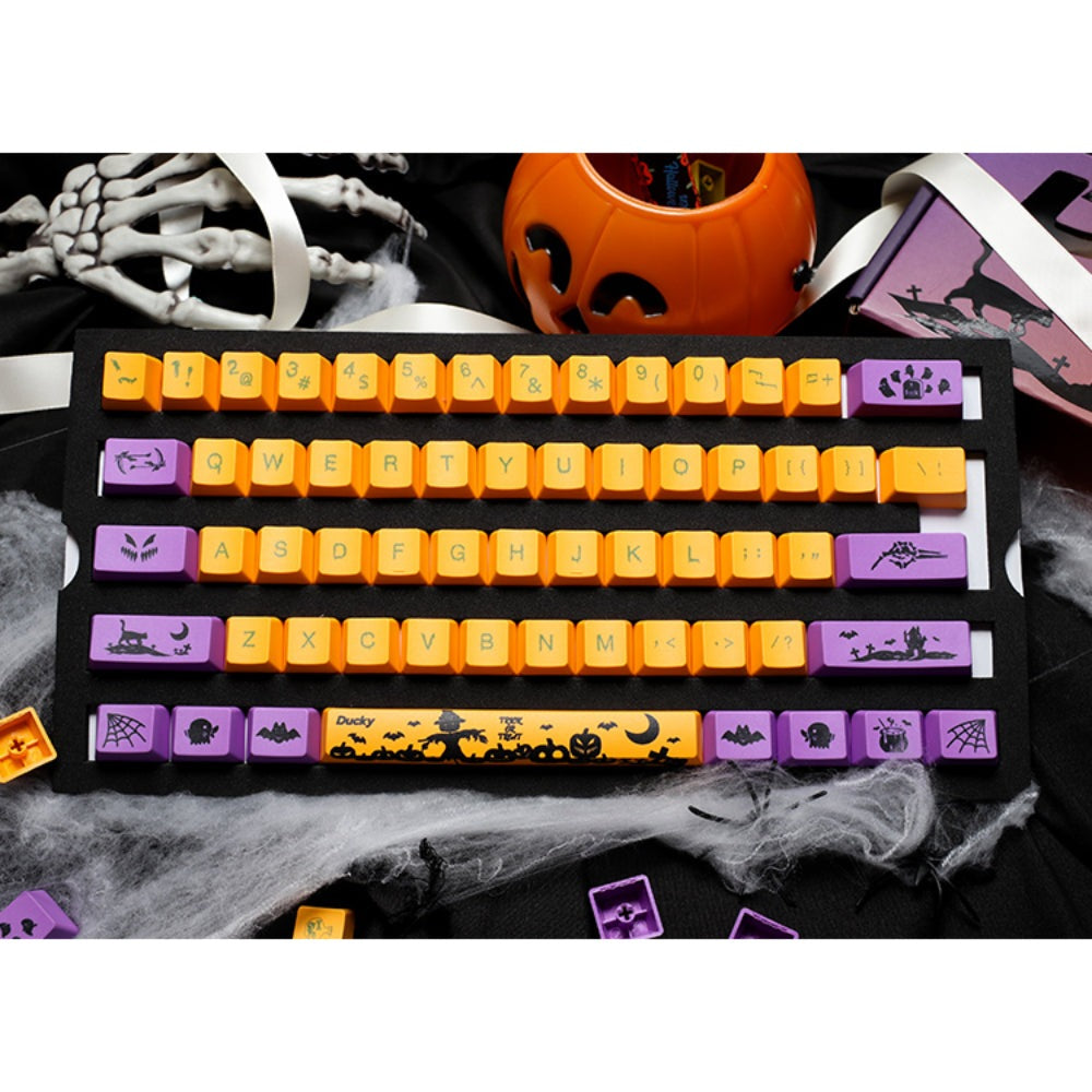 Ducky Halloween PBT Keycap set Ducky Keyboards