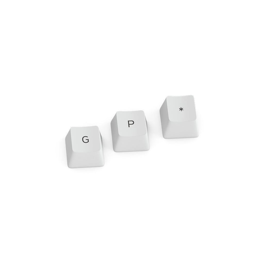 Glorious GPBT Keycaps White Glorious Key Caps