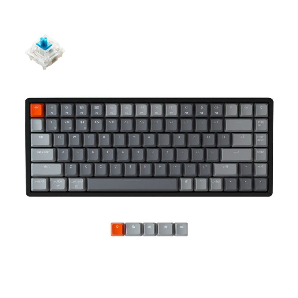 Keychron K2 Mechanical Keyboard Gateron Blue RGB AL Keychron Keyboard