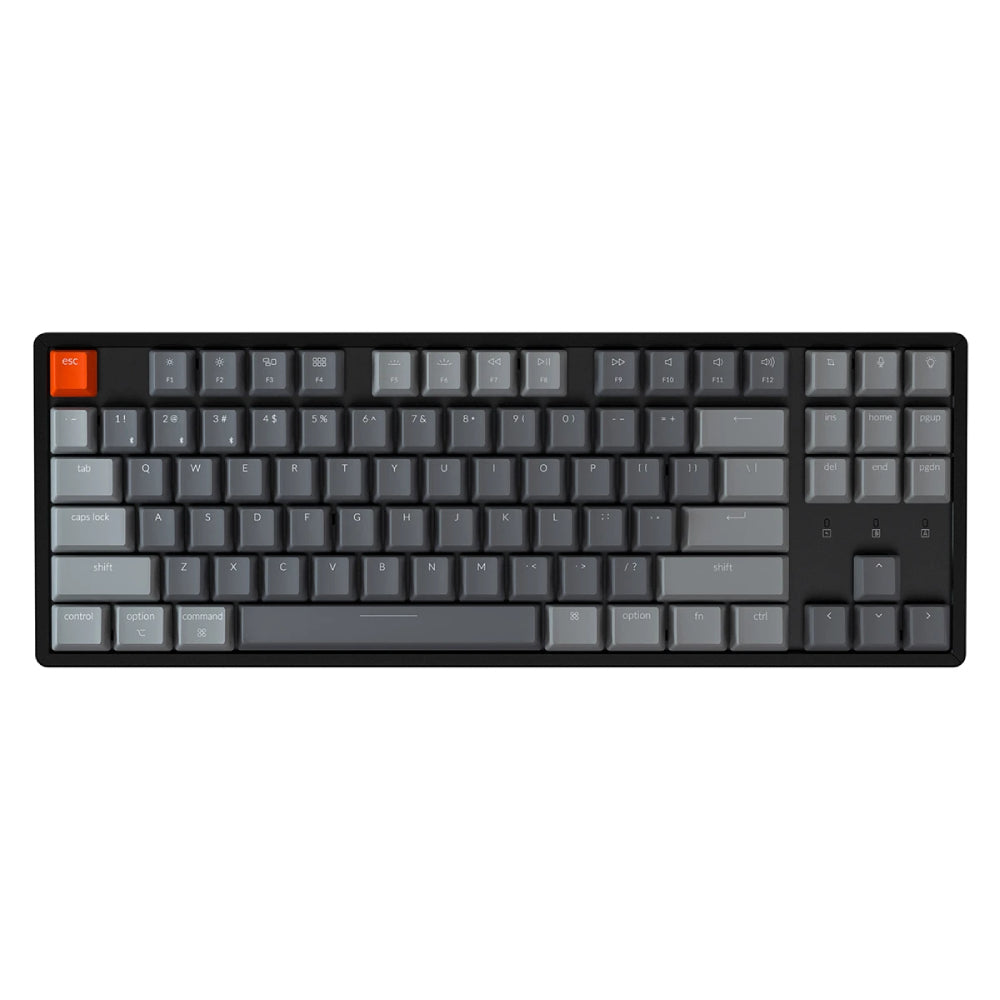 Keychron K8 Mechanical Keyboard Gateron Red RGB AL | Level Up Desks