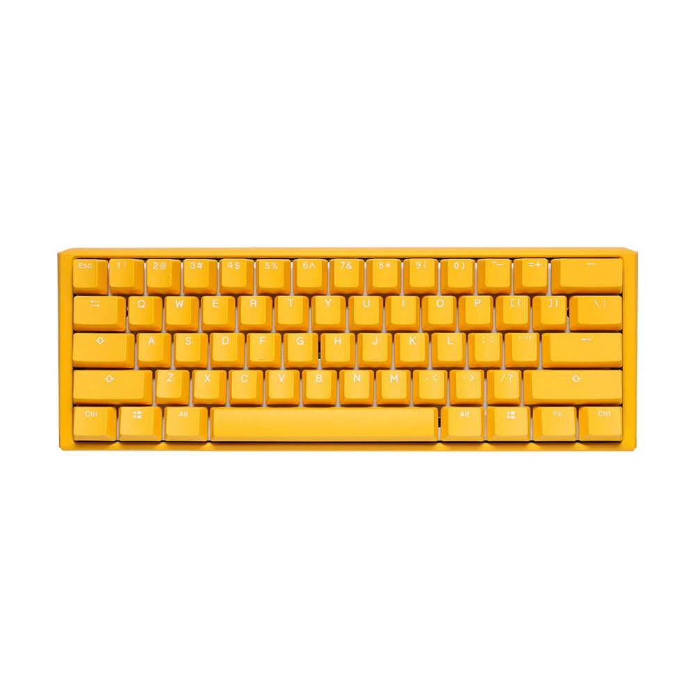 ONE 3 RGB Yellow Mini MX Silent Red Ducky Keyboards