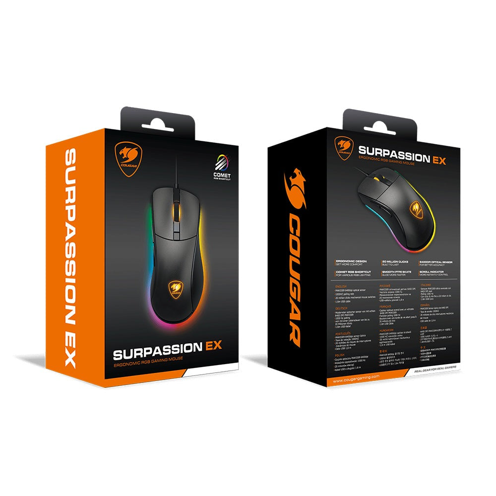 Cougar Surpassion EX RGB Gaming Mouse Cougar Mouse