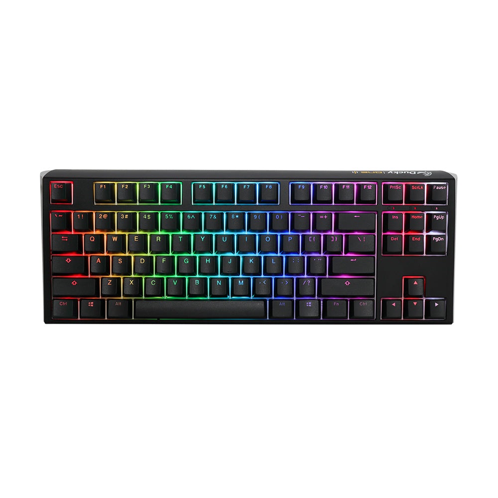 ONE 3 RGB Black - TKL - MX Silver Ducky Keyboards