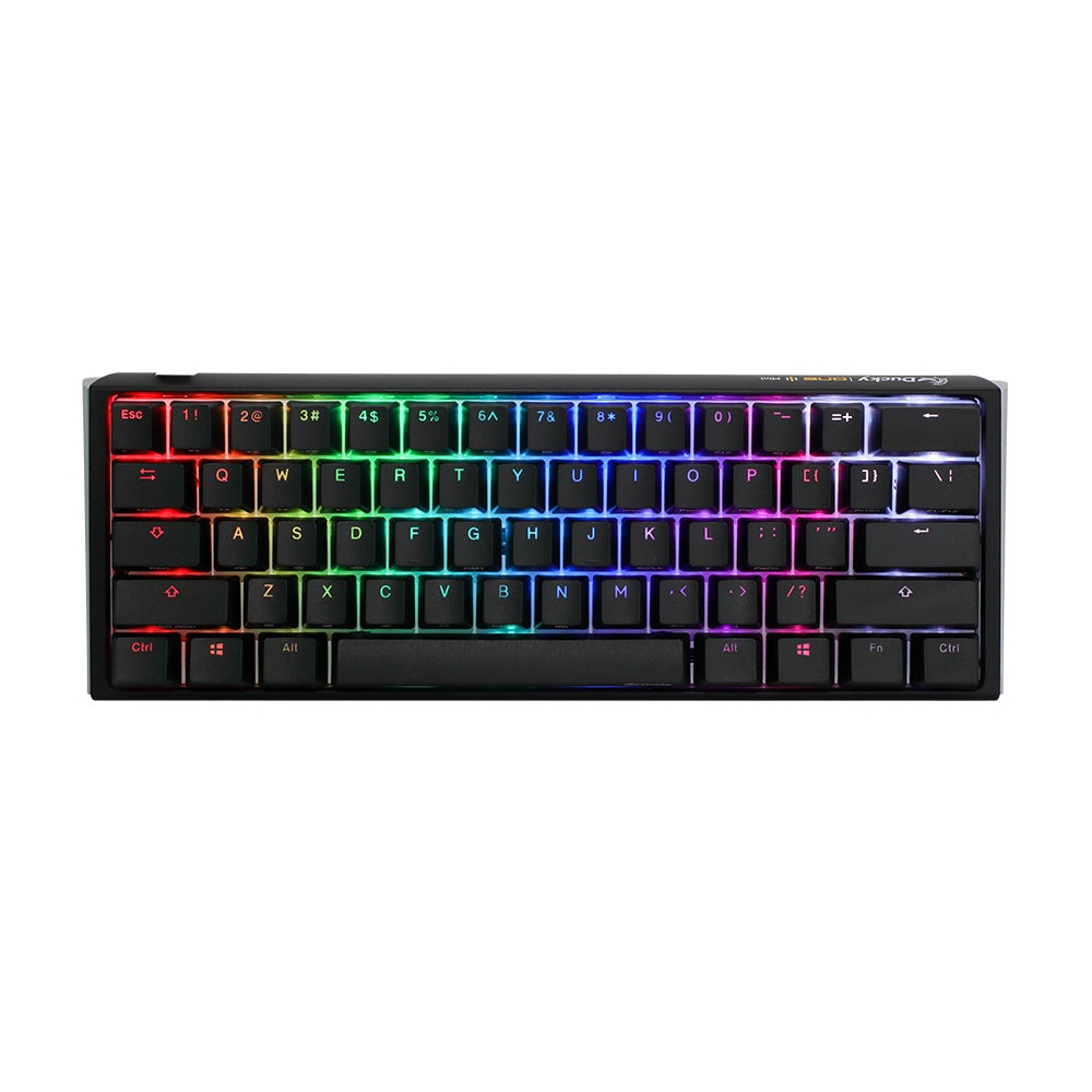 ONE 3 RGB Black - Mini - MX Silver Ducky Keyboards