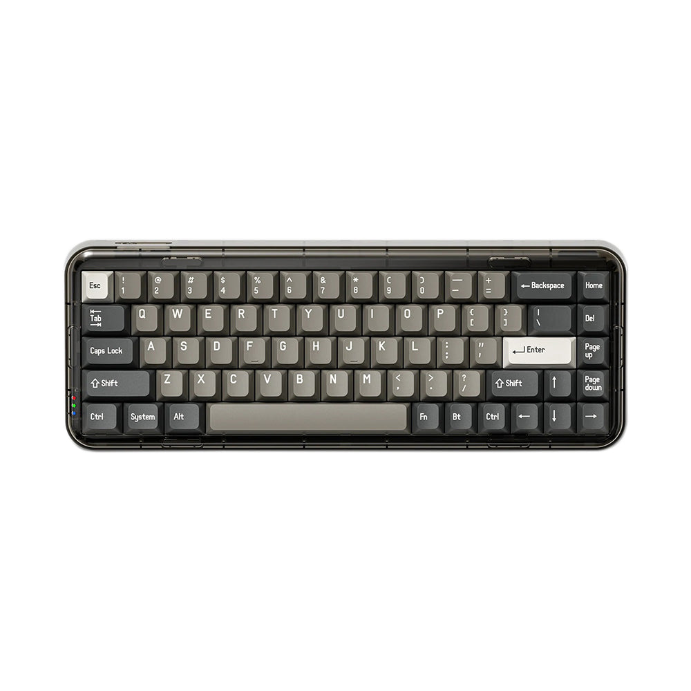 Melgeek Mojo68 Retro Mechanical Keyboard Gateron Pro White Key Switch Melgeek Keyboard