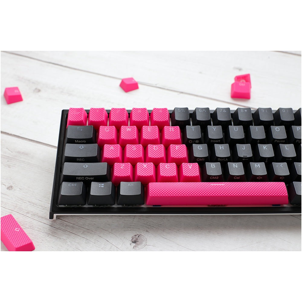 Rubber gaming Keycap Set - Pink - 31pcs Ducky Keyboards