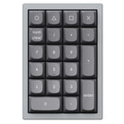 Keychron Q0 Mechanical Keyboard Numberpad Grey Gateron Pro Red Keychron Keyboard