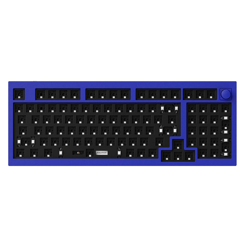 Keychron Q5 Mechanical Keyboard Blue Hotswap with Knob Barebones Keychron Keyboard