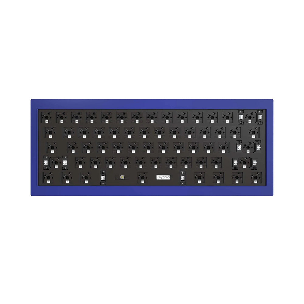 Keychron Q4 Mechanical Keyboard Blue Barebones Keychron Keyboard