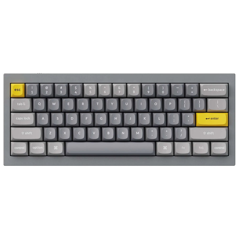 Keychron Q4 Mechanical Keyboard Grey Gateron Pro Red Keychron Keyboard