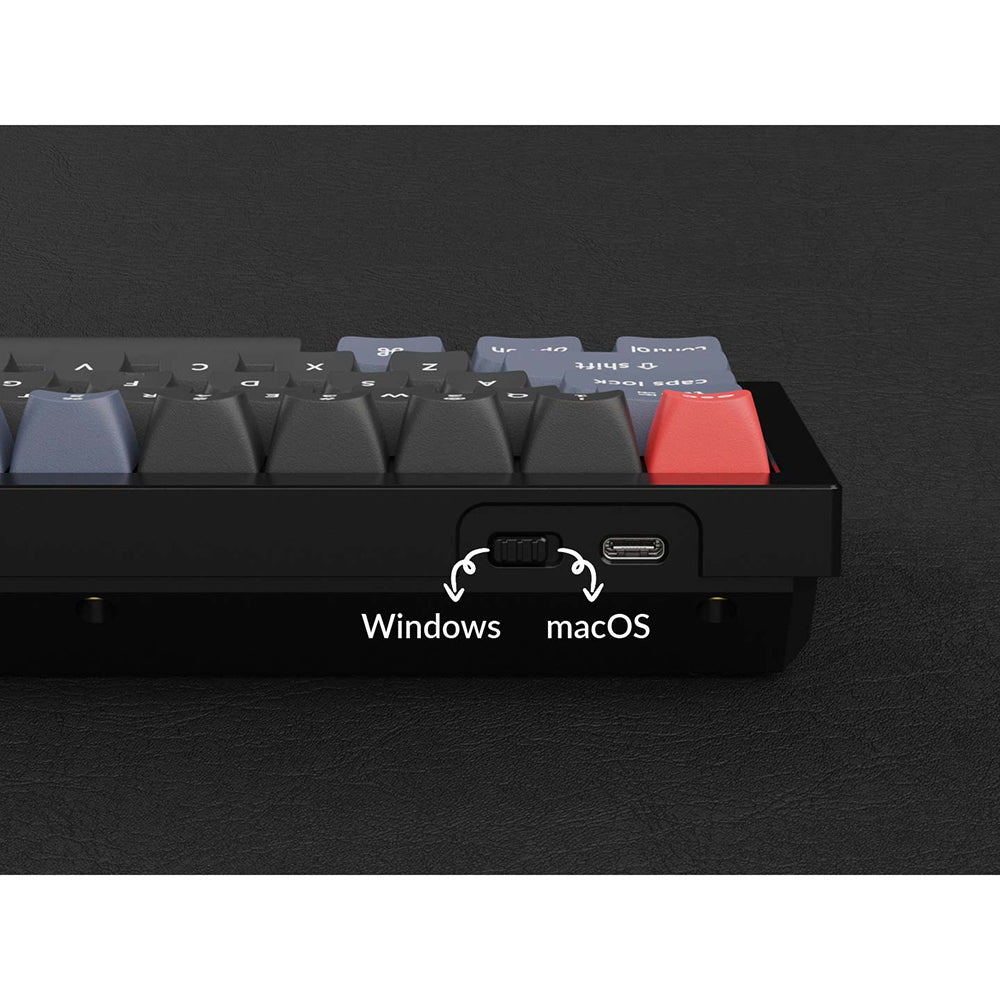 Keychron Q4 Mechanical Keyboard Blue Gateron Pro Red Keychron Keyboard