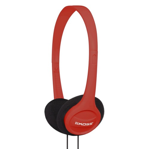 Koss Headphone KPH7 Portable On Ear Red 3.5mm Koss 