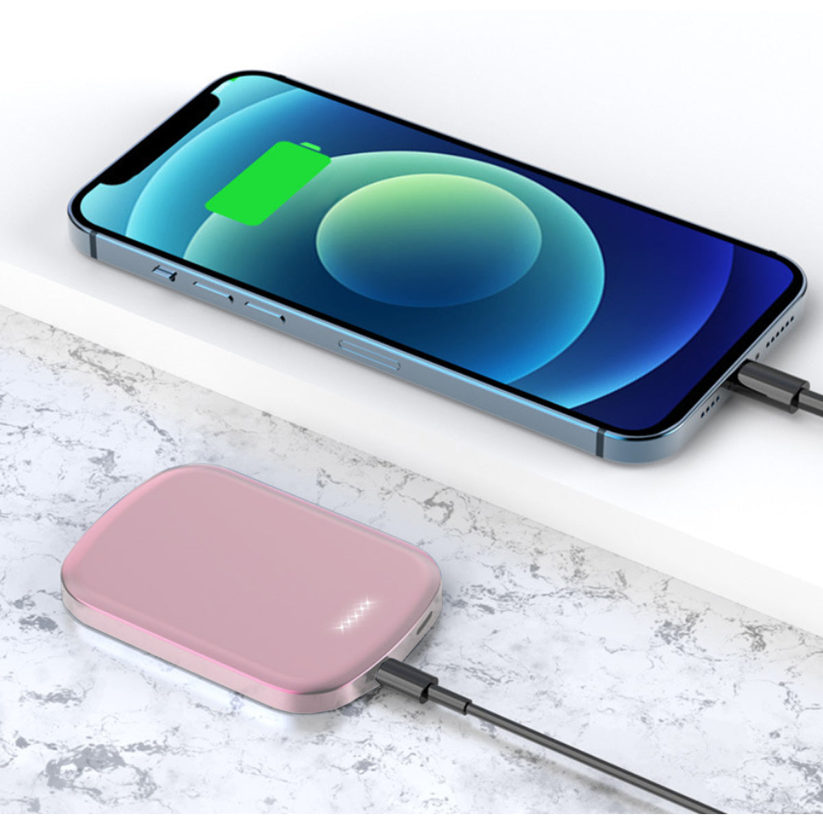 Chargomate Magnetic Portable Wireless Charger And Power Bank For Apple And Android by VistaShops Power Adapters & Chargers