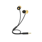 iEssentials Earbud Blast with Mic Gold 3.5mm iEssentials 