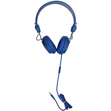 HamiltonBuhl Headset On Ear with In-Line Mic TRRS Blue 3.5mm HamiltonBuhl 
