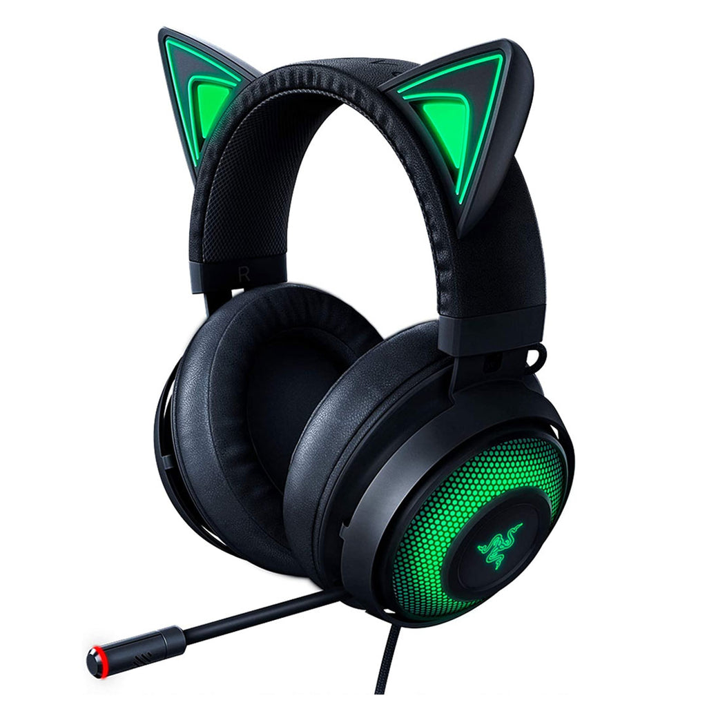 Razer Gaming Headset Kraken Kitty Chroma with Boom Mic Active Noise Cancelling USB Black Razer 