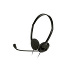 Klipxtreme Headset Stereo with Boom Mic 3.5mm Omnidirectional Inline Volume Control - Black Klipxtreme 