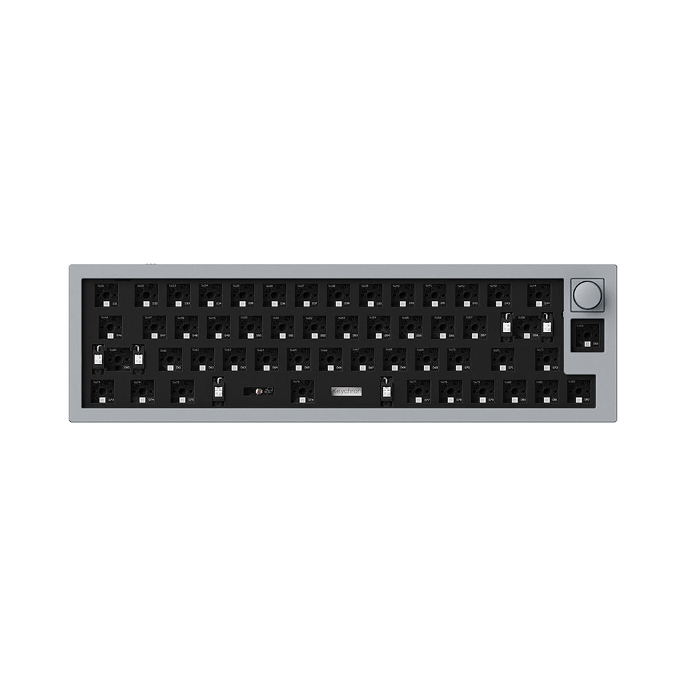 Keychron Q9 Grey with Knob - Barebones Keychron Keyboard