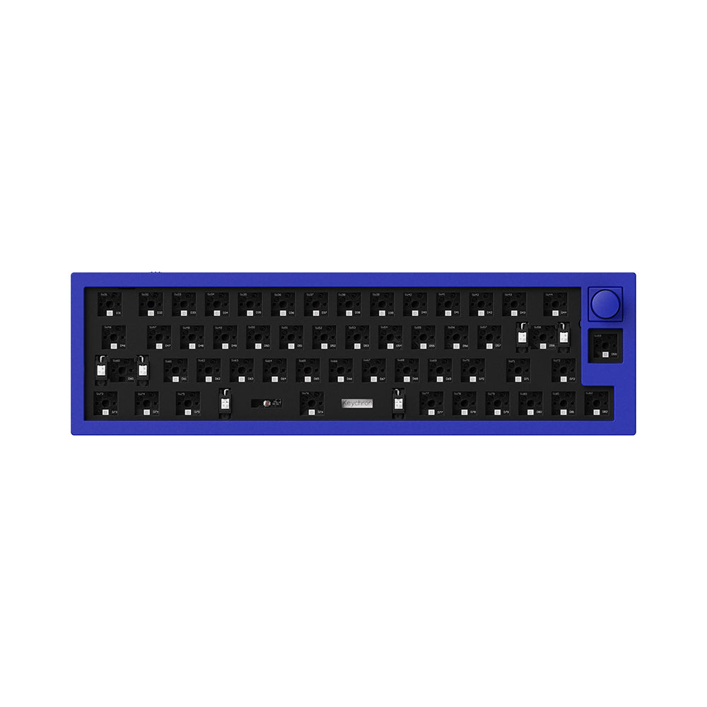 Keychron Q9 Blue with Knob - Barebones Keychron Keyboard