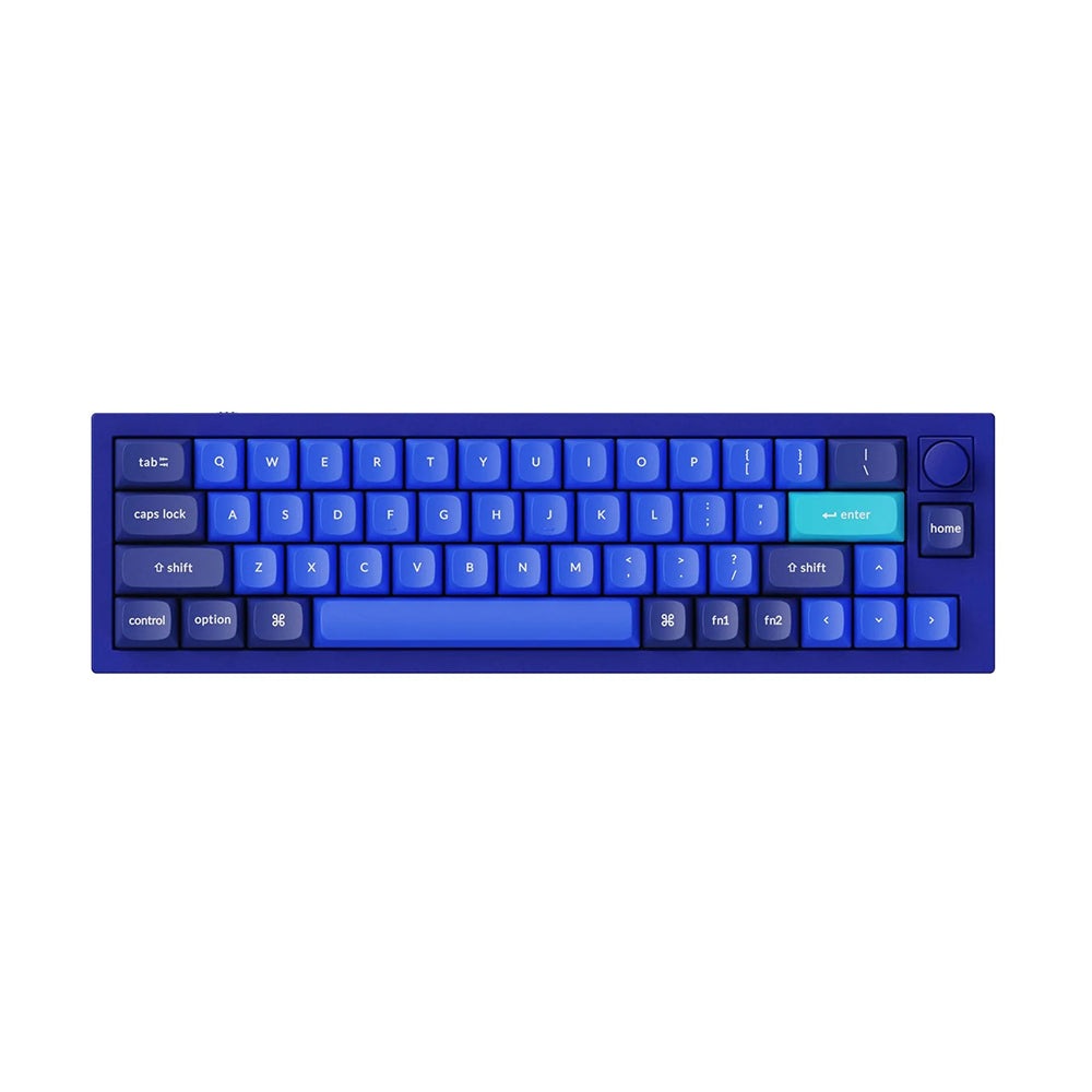 Keychron Q9 Blue with Knob - Gateron Pro Red Keychron Keyboard