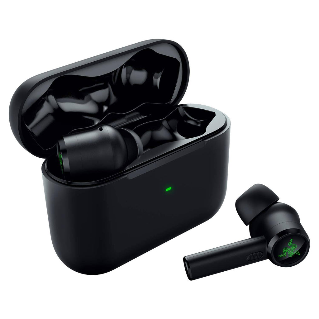 Razer Earbuds Bluetooth Hammerhead True Wireless Pro THX Certified with Active Noise Cancelling with Mic & Charging Case Black Razer 