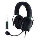 Razer Gaming Headset Wired BlackShark V2 with USB Sound Card & Boom Hyperclear Cardioid Noise Cancelling Mic Esports Multiplatform THX 3.5mm Black Razer 