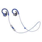 JBL Bluetooth Sport Headphones Reflect Contour 2 IPX5 Sweat/Waterproof Remote with Mic 10Hr Battery LIfe Carry Pouch Reflective Cables Blue Level Up Desks 