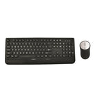 Gabba Goods Keyboard & Mouse Combo Set Wireless Nano USB Dongle 2.4Ghz Full Size KB - PC/Mac - Black Gabbagoods Keyboard