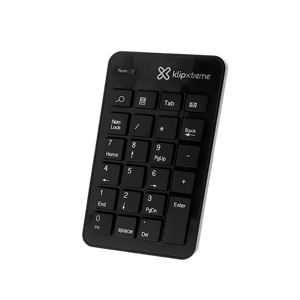 Klipxtreme Numeric Keypad Wireless 2.4Ghz USB Nano Dongle PC/Mac - Black Klipxtreme 