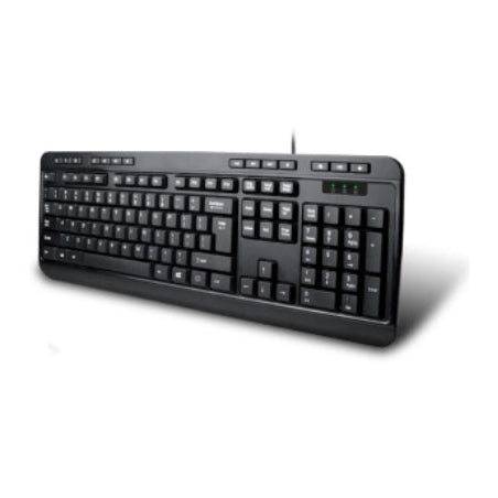 Adesso Keyboard Wired Multimedia Spill-Resistant - Black Adesso 