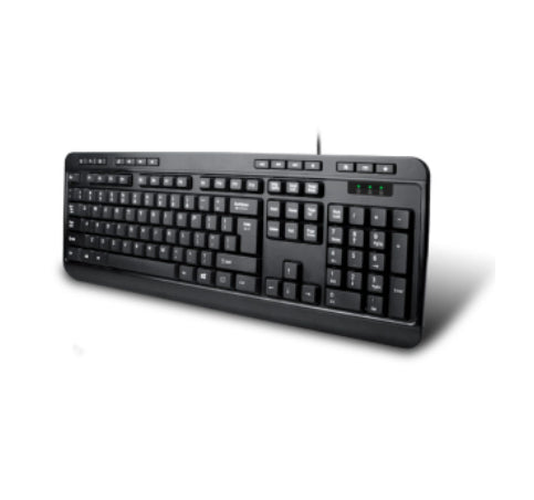 Adesso Keyboard Wired Multimedia Spill-Resistant - Black Adesso 