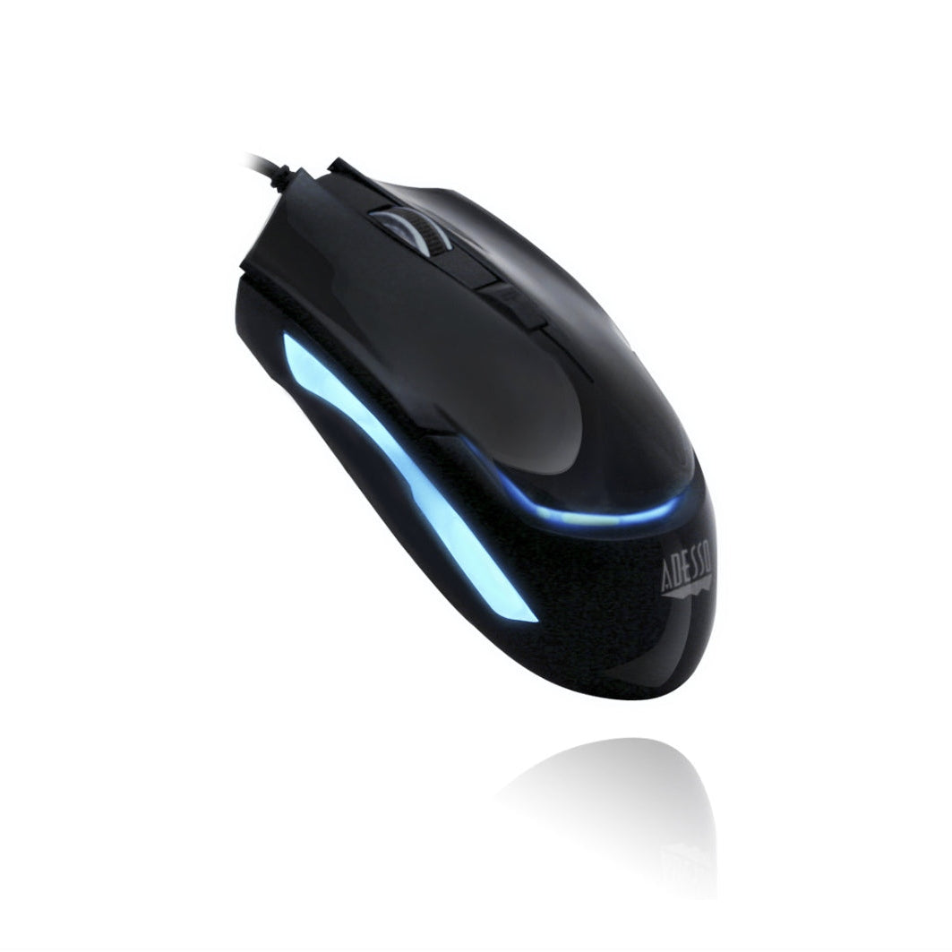 Adesso Gaming Mouse G1 Illuminated 4 Button up to 2400dpi PC/Mac - Black Adesso Gaming Mouse