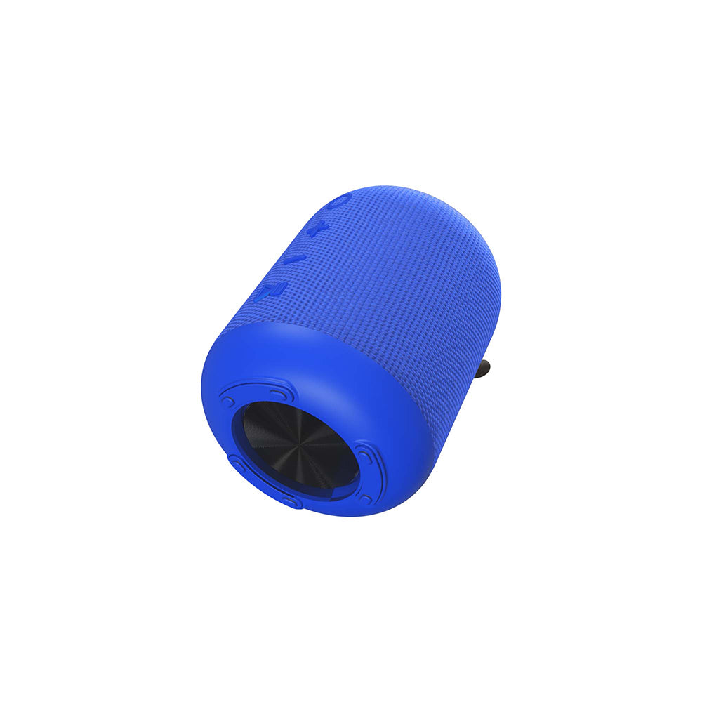 Klipxtreme Speaker Bluetooth 5.0 Titan 12W 2x 6W TWS IPX7 Waterproof 17Hr Playback Mic - Blue Klipxtreme 