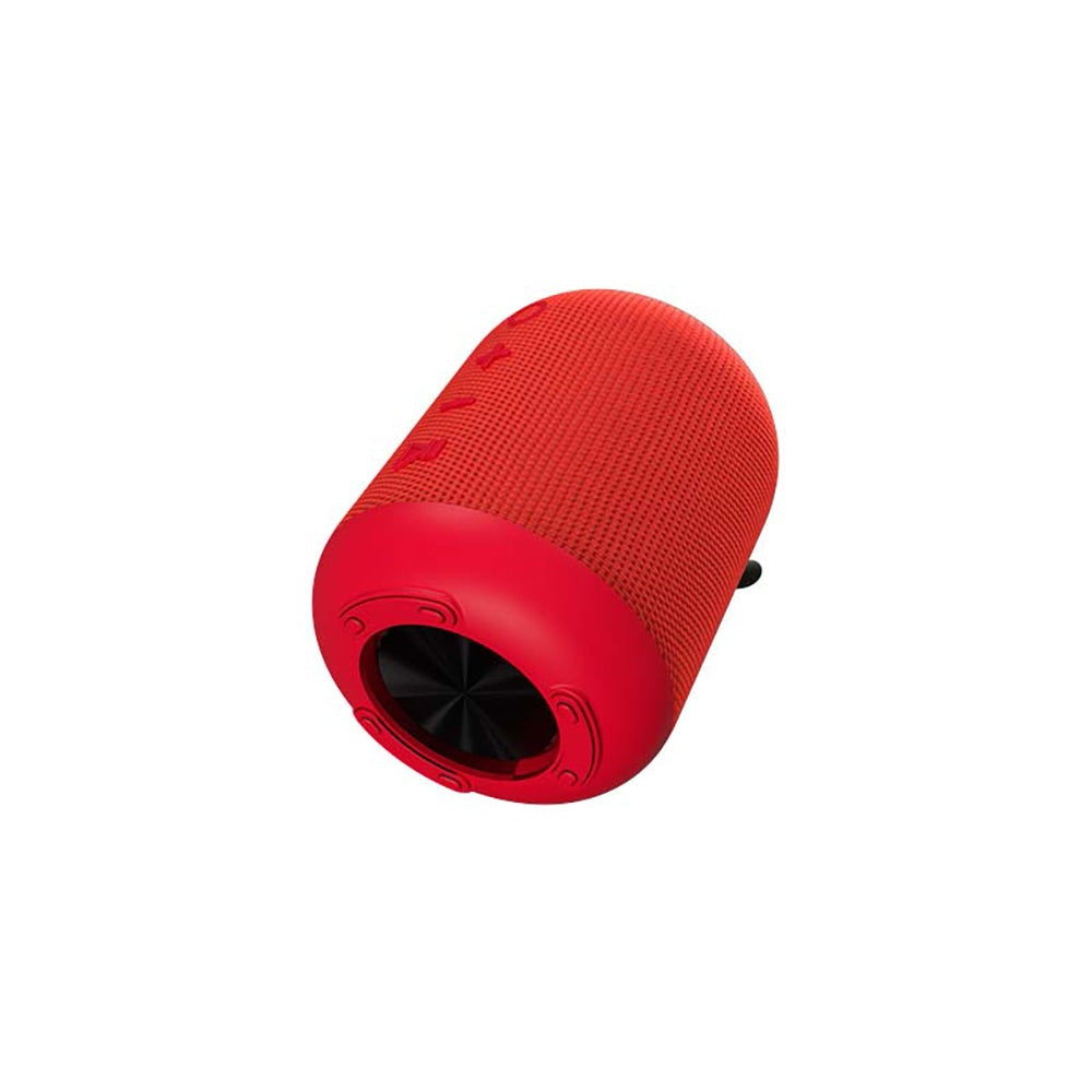Klipxtreme Speaker Bluetooth 5.0 Titan 12W 2x 6W TWS IPX7 Waterproof 17Hr Playback Mic - Red Klipxtreme 