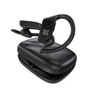 Klipxtreme Earbuds with Earloop Bluetooth v5.1 SportsBuds TWS IPX3 Water & Sweat Resistant Omnidirectional Mic Charging Case 18hr Playtime - Black Klipxtreme 