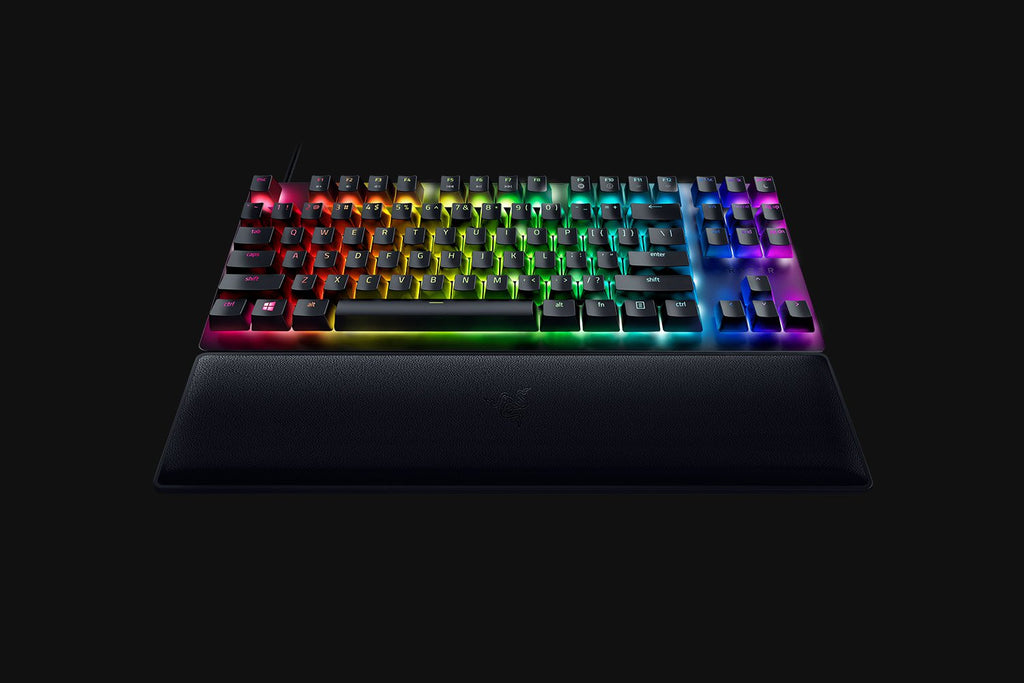 Razer Gaming Keyboard Wired Huntsman V2 Tenkeyless USB-C Clicky Optical Purple Switch - Black Razer 