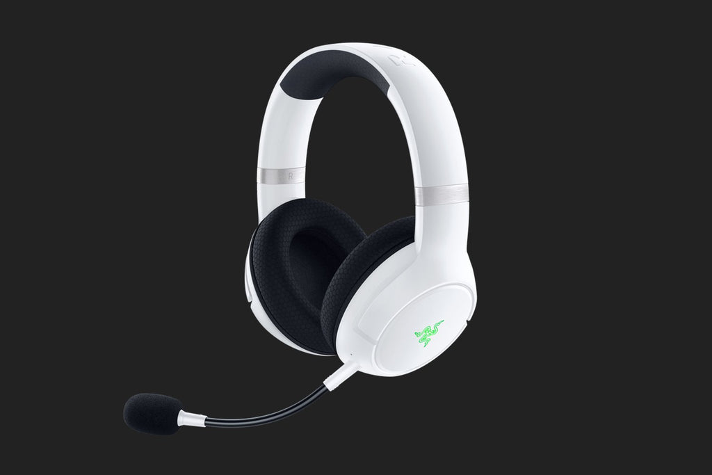 Razer Xbox/Mobile Gaming Headset Wireless Kaira Pro with Boom Mic HyperClear - Memory Foam Ear Cushions - White Razer 