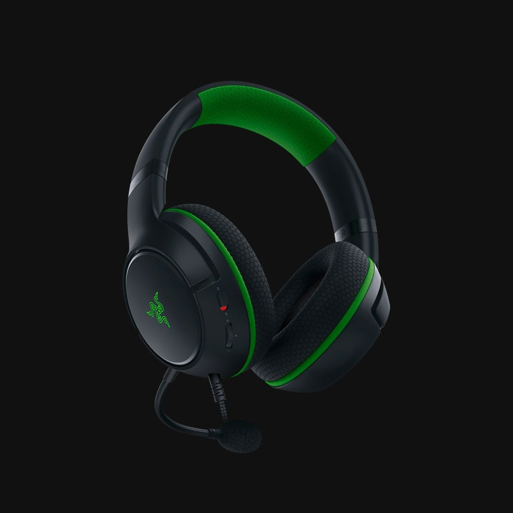 Razer Xbox Gaming Headset Wired Kaira X 3.5mm with Boom Mic Memory Foam Ear Cushions - Black Razer 