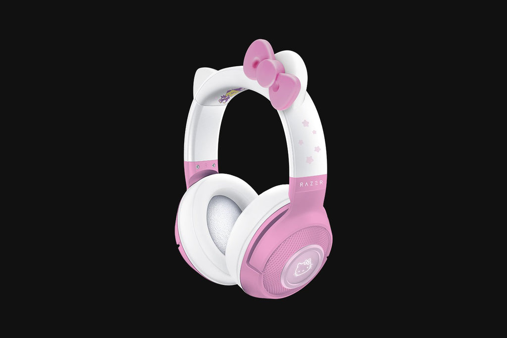 Razer Gaming Headset Wireless Bluetooth Hello Kitty & Friends with Dual Mic Noise Cancelling Chroma RGB - Pink Razer 